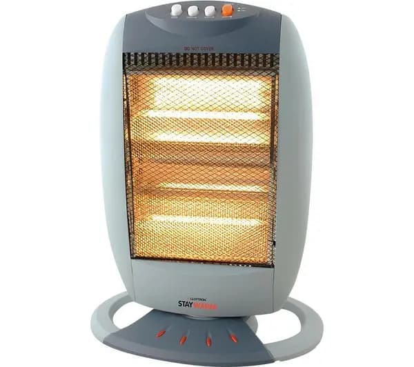 LLOYTRON StayWarm F2106GR Portable Halogen Heater - Grey, Silver/Grey 5052337005710