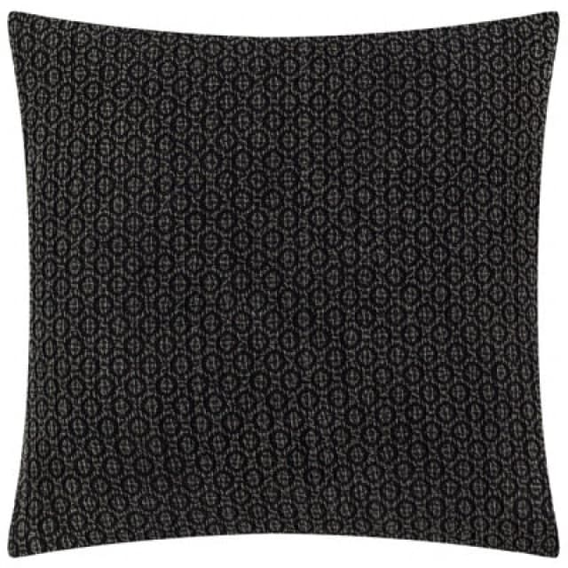 Yard Tryfan Textured Cotton Filled Cushion Black 50 X 50Cm, Black 5025532825407.00