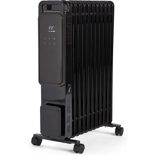 VonHaus 11 Fin 2500W Digital Oil Filled Radiator - Black One Size