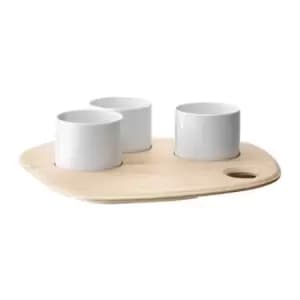 LSA Grazing Bowl Serving Board - White