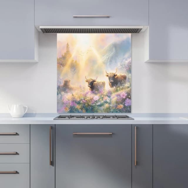 Designer Kitchen Splashbacks Ava Sterling: 00021 Kitchen Splashback Size: 600mm x 750mm Multicolor Unisex 600mm x 750mm