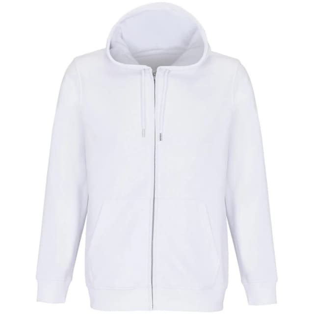 SOL'S Mens Calipso Full Zip Hoodie in White Size: XS White Male XS
