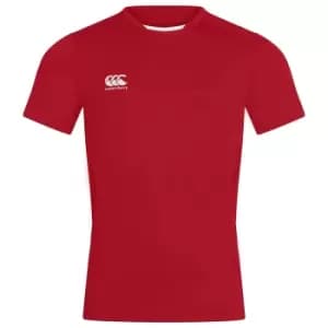 Canterbury Unisex Adult Club Dry T-Shirt (L) (Red)