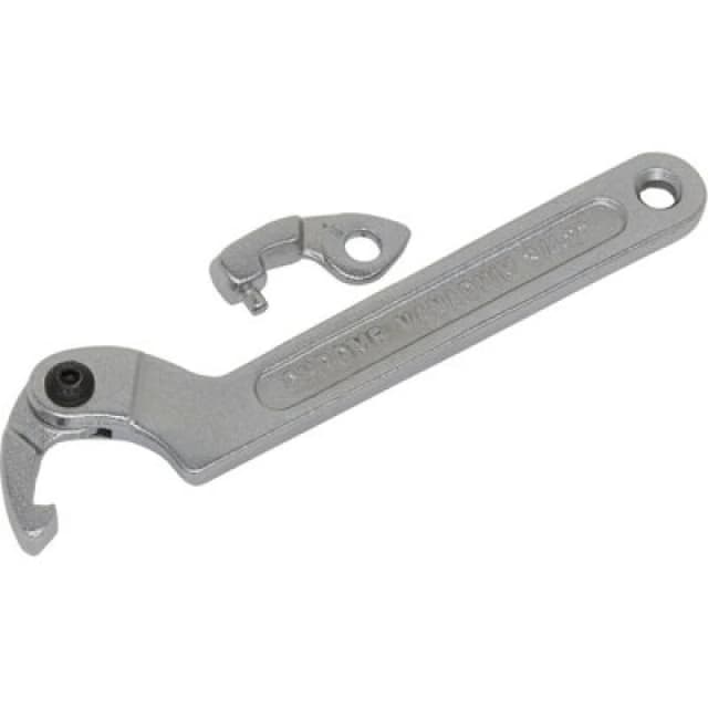 Loops 4 Pack Adjustable C Spanner Set - 19-51mm Hook & Pin Retaining Ring Hinged Arm Multi