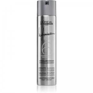 LOreal Professionnel Infinium Pure Hypoallergenic Hair Spray Strong Firming Fragrance Free 300ml