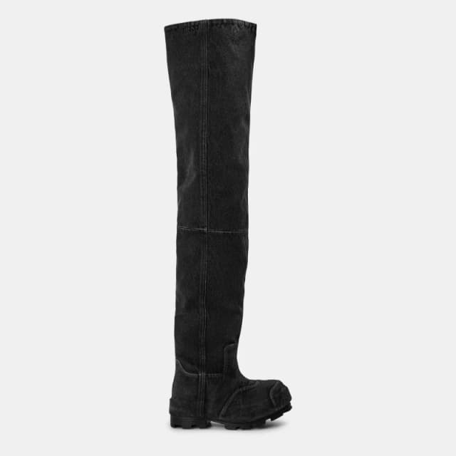 Diesel Kids Over the Knee Boots Black male 4.5 (37)