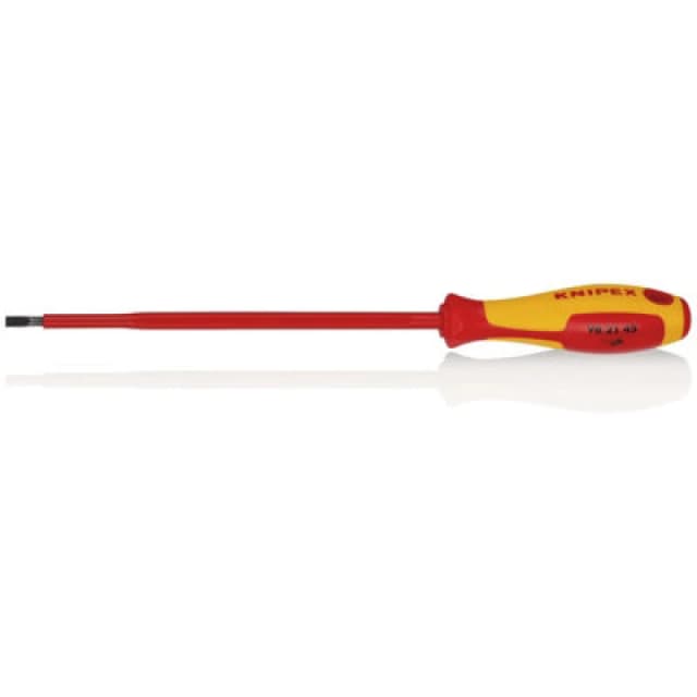 Knipex 98 21 45 Vde Insulated Slotted Screwdriver, 4.5 X 180mm 72379