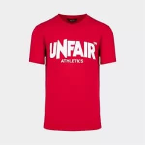 Unfair Athletics Unfair Classic Label T-Shirt - Red