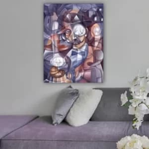 128916983_70100 Multicolor Decorative Canvas Painting