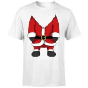 Santa T-Shirt - White - 3XL