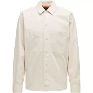 Boss Locky 1 Long Sleeve Shirt - White