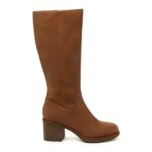 Rocket Dog Stanley Cognac Tall Platform Boot