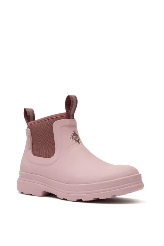 Muck Boots Womens Rainscape Chelsea in Pink Size: 4 Pink Female 4