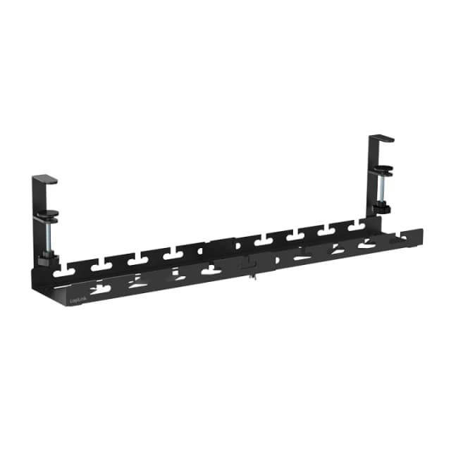LogiLink KAB0094 cable organizer Desk Cable tray Black