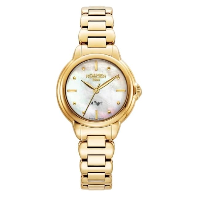 Roamer 977847 47 70 20 Allegra Gold Plated Bracelet Watch - W60287