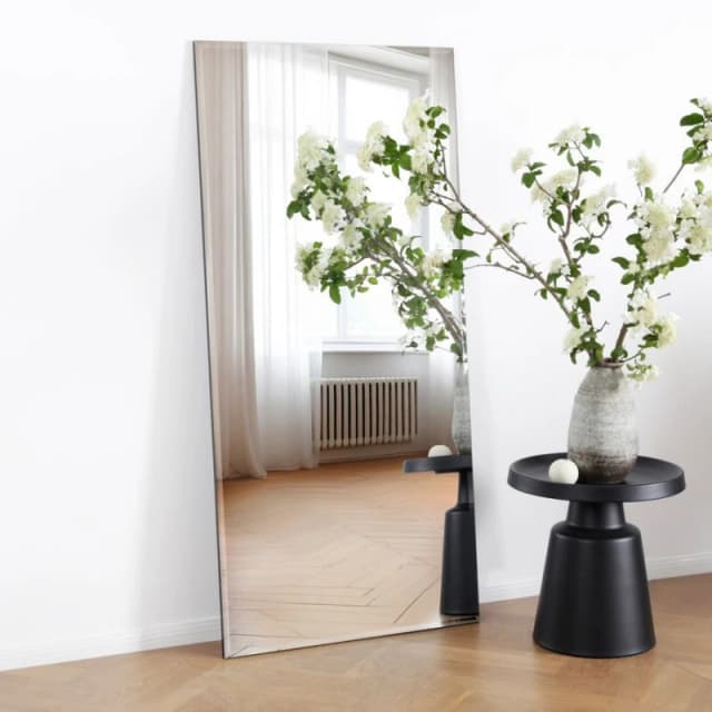 Home Garden Direct Lugano Frameless Full Length Rectangular Mirror 170x80cm in Clear Size: 170x80cm Clear Unisex 170x80 cm