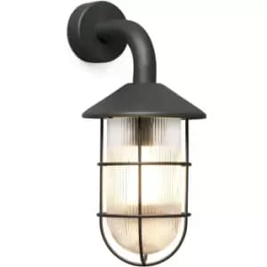 Faro Honey - Outdoor Wall Lantern Black 1x E27 IP54