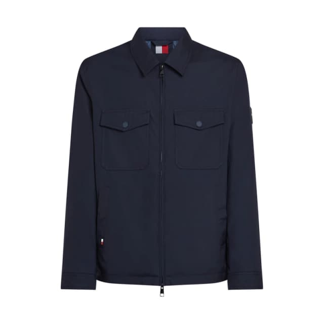 Tommy Hilfiger Mens Padded Shirt Jacket Overshirt Desert Sky DW5 male S