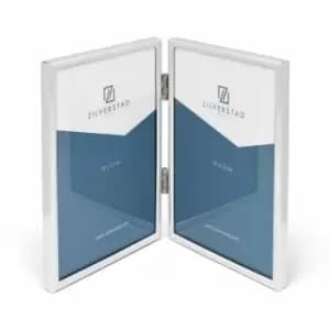 Zilverstad Photo Frame Sweet Memory Design in Shiny Lacquered Silver Plate Doubl