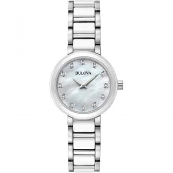 Ladies Bulova Quartz Diamonds Watch