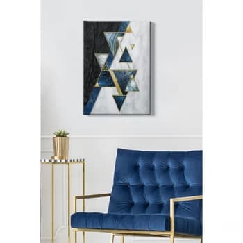 Kanvas Tablo (50 x 70) - 106 Multicolor Decorative Canvas Painting