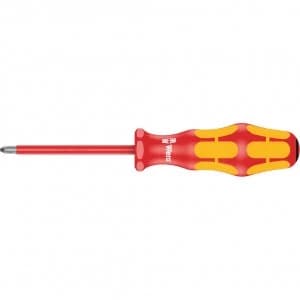 Wera Kraftform 165I VDE Insulated Pozi Screwdriver PZ1 80mm
