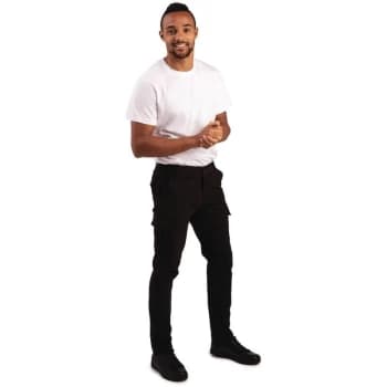 Portwest - Black Sz 36 Regular Stretch Slim Combat Work Trouser