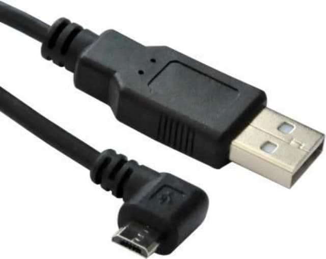Microconnect USBABMICRO3ANG USB cable USB 2.0 3m Micro-USB B USB A Bl