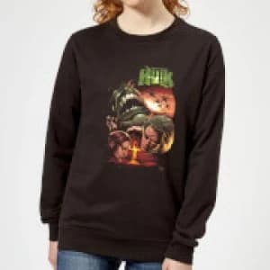 Marvel Incredible Hulk Dead Like Me Womens Sweatshirt - Black