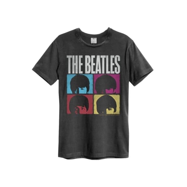 Amplified Amplified Men Hard Days Night The Beatles T-Shirt in Charcoal Size: Small Charcoal S Male 5063470376742