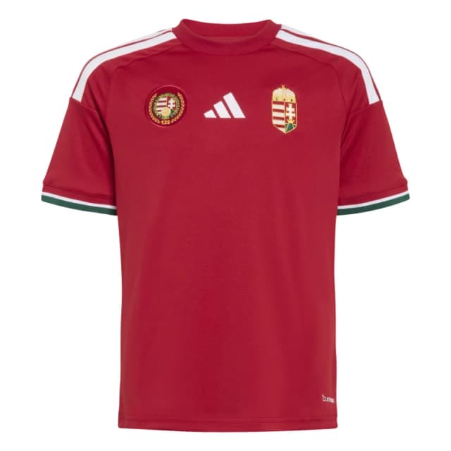 adidas Hungary Home Shirt World Cup 2026 Juniors Red/White unisex 9-10 Years