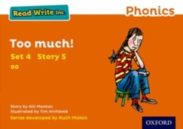 Read Write Inc. Phonics: Too Much! (Orange Set 4 Storybook 5) Paperback / softback
