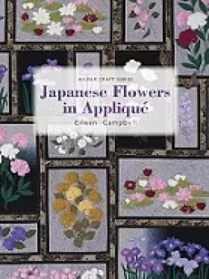 japanese flowers in applique