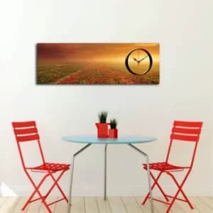 3090CS-53 Multicolor Decorative Canvas Wall Clock