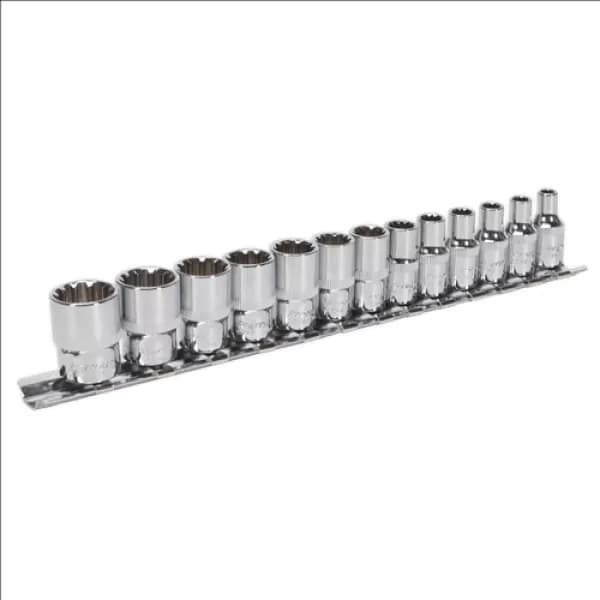 Genuine SEALEY AK69813 Socket Set 13pc 1/4Sq Drive Total Drive®