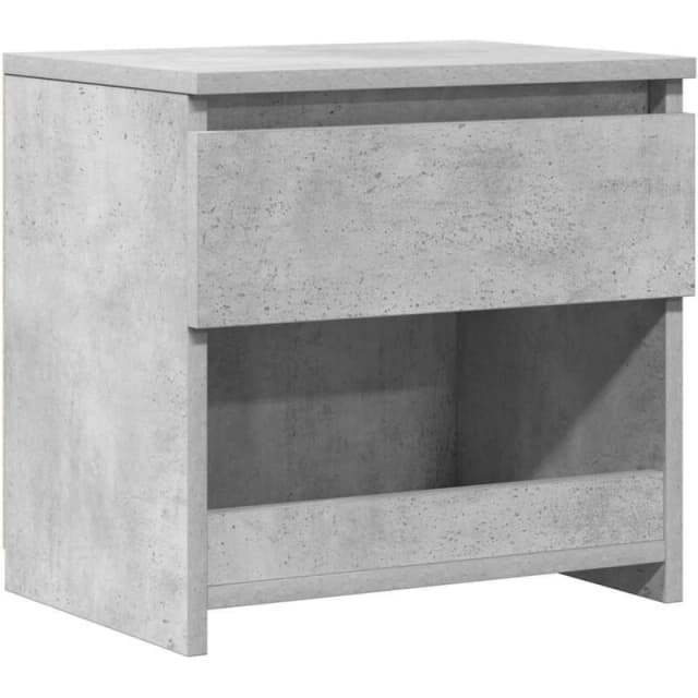 VIDAXL Bedside Cabinet Concrete Grey 40x30x39cm Engineered Wood Vidaxl 8720286352977