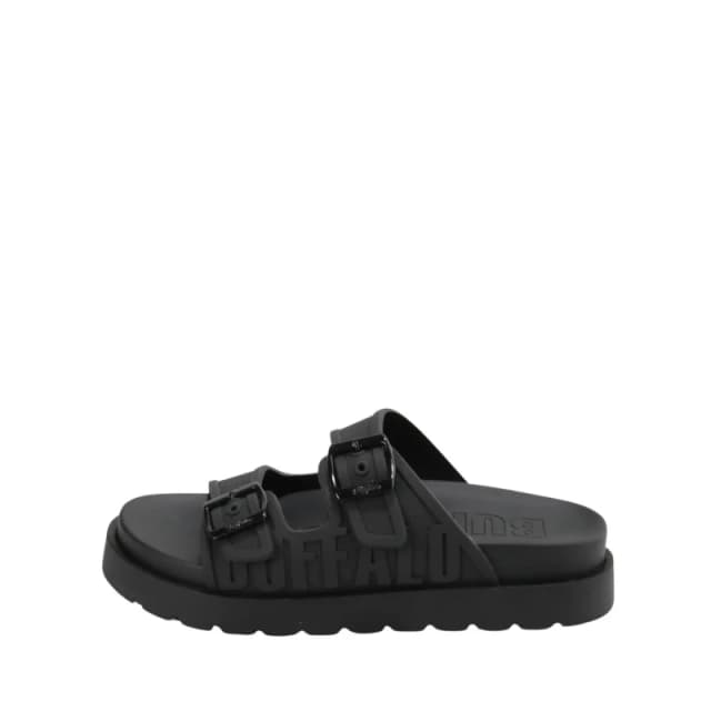 Buffalo Womens slides Buffalo Eve sol Noir Female 40