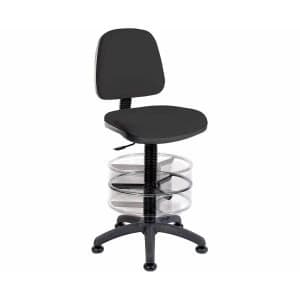 Teknik Office Deluxe Draughter Ergo Blaster Operator Chair Black