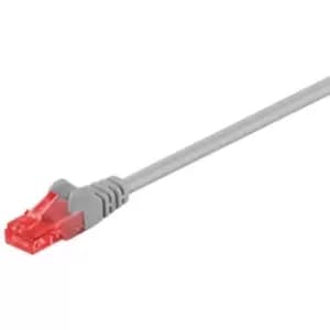 Goobay CCA RJ45 U/UTP CAT 6 Network Cable - 0.25m - Grey