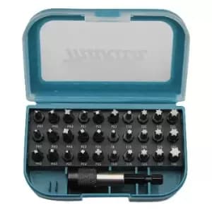 Makita P-73374 Bit set 31 Piece Pozidriv, Phillips, Star
