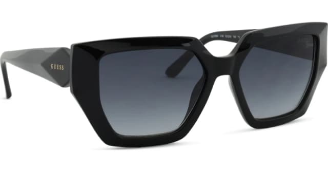 Guess Black Rectangle Sunglasses Multi Female One 219503UK
