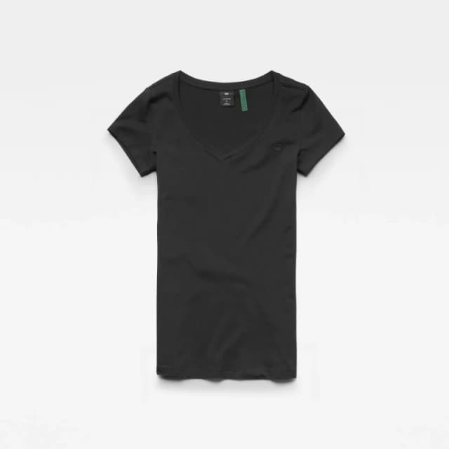 G-Star Womens T-Shirt G-Star Base v t cap sl Noir Female S