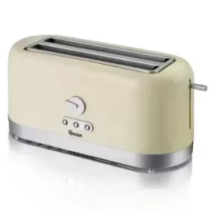 Swan ST10090CREN 4 Slice Long Toaster
