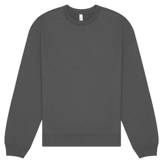 Bella + Canvas Mens Heavyweight Crew Neck Sweatshirt in Dark Grey Size: XS Dark Grey Male XS