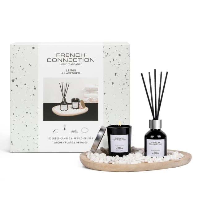 French Connection French Connection Lemon & Lavender Candle GiftSet Candles 55g None 41726090000