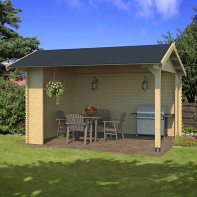 Lasita Maja Lasita Osland Kirian - 3.8M X 3.0M - 28mm Wall Logs