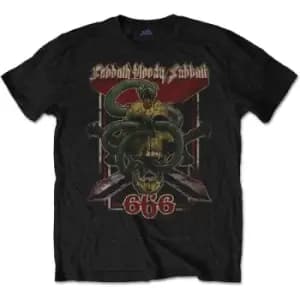 Black Sabbath - Bloody Sabbath 666 Unisex Small T-Shirt - Black