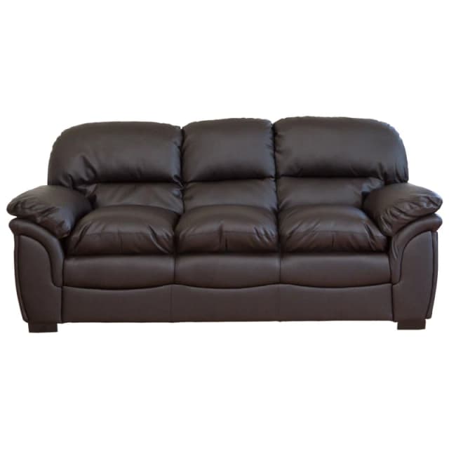 Artemis Home Leverton 3 Seat Sofa in Brown Brown Unisex