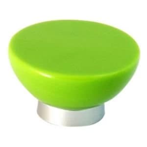 BQ Green Round Furniture Knob Pack of 1