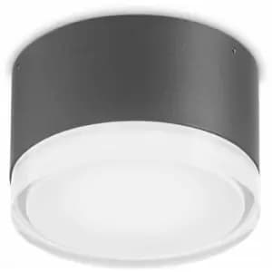 Anthracite URANO ceiling light 1 bulb